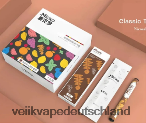 VEIIK Micko Einweg-Vaporizer, 400 Züge, 310 mAh, 10 Stück VEIIK Airodeutschland mehrere Geschmacksrichtungen 8VHT8H56