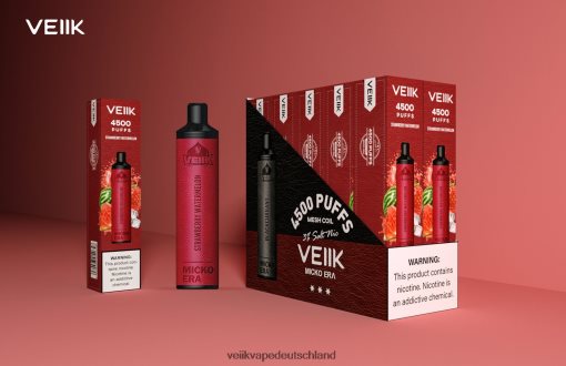 VEIIK Micko Era 4500 Sprühstöße Einweg 30 mg VEIIK Vape Deutschland Erdbeerwassermelone 8VHT8H1