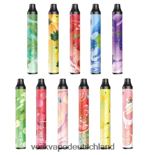 VEIIK Micko Pi Einweg-Vaporizer, 600 Züge, 500 mAh VEIIK Micko Q Deutschland mehrere Geschmacksrichtungen 8VHT8H60