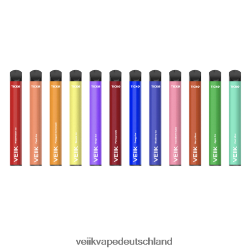 VEIIK Ticko Einweg-Vaporizer mit 1200 Zügen VEIIK Vape Deutschland mehrere Geschmacksrichtungen 8VHT8H31